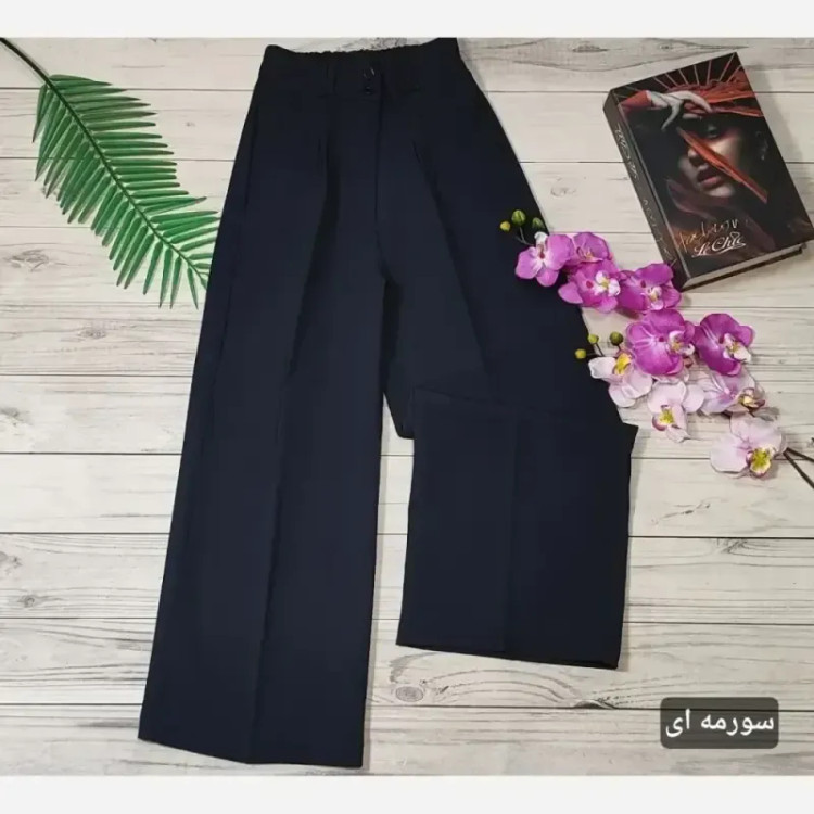 شلوار بگ زنانه صوفیا ژاکارد خنک تابستانی سایز 38 تا 46