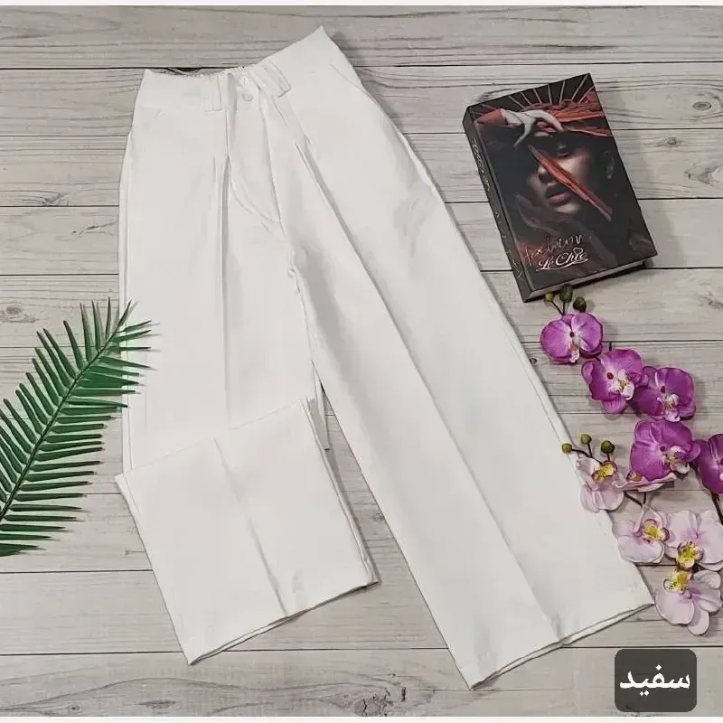 شلوار بگ زنانه صوفیا ژاکارد خنک تابستانی سایز 38 تا 46