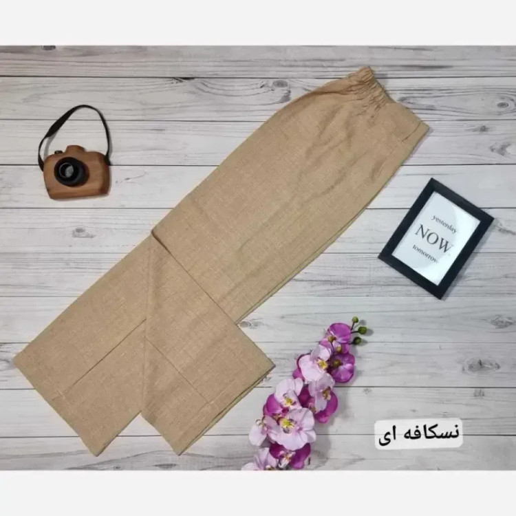شلوار بگ زنانه صوفیا ژاکارد خنک تابستانی سایز 38 تا 46