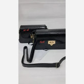 کیف دوشی چرم ورنی مدل آنیا