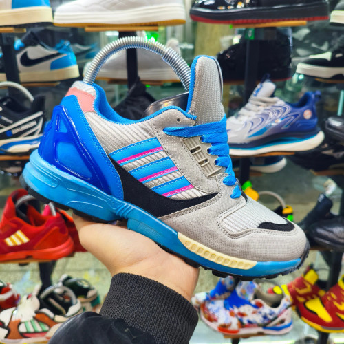 کتونی زد ایکس کف آبی های کپی با بند اضافه و جاسوئیچی