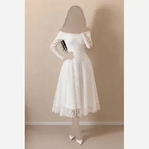 لباس مجلسی مدل پامچال جنس دانتل سایزبندی 36 تا 50