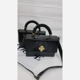 کیف مجلسی چرم ورنی sona سایز 20 در 15 با بند دوشی