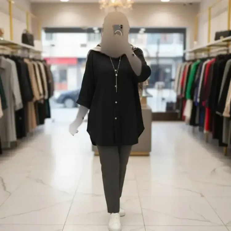 شومیز مراکشی کوک دوزی بلند خنک زنانه