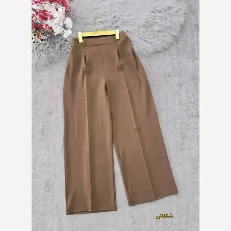 شلوار بگ زنانه جنس بزیاق رنگ بندی متنوع سایز L تا XXL