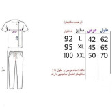 ست تیشرت و شلوار مردانه مدل DAMSADAM رنگ طوسی جنس مولینه لاکرادار