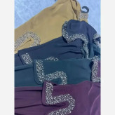 ماکسی مجلسی زنانه جنس غواصی مدل انیس