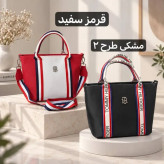 کیف زنانه روزمره پارچه نانسی با بند بلند و جیب دار