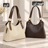 کیف زنانه چرم مصنوعی روزمره ابعاد 26 در 19 سانتیمتر