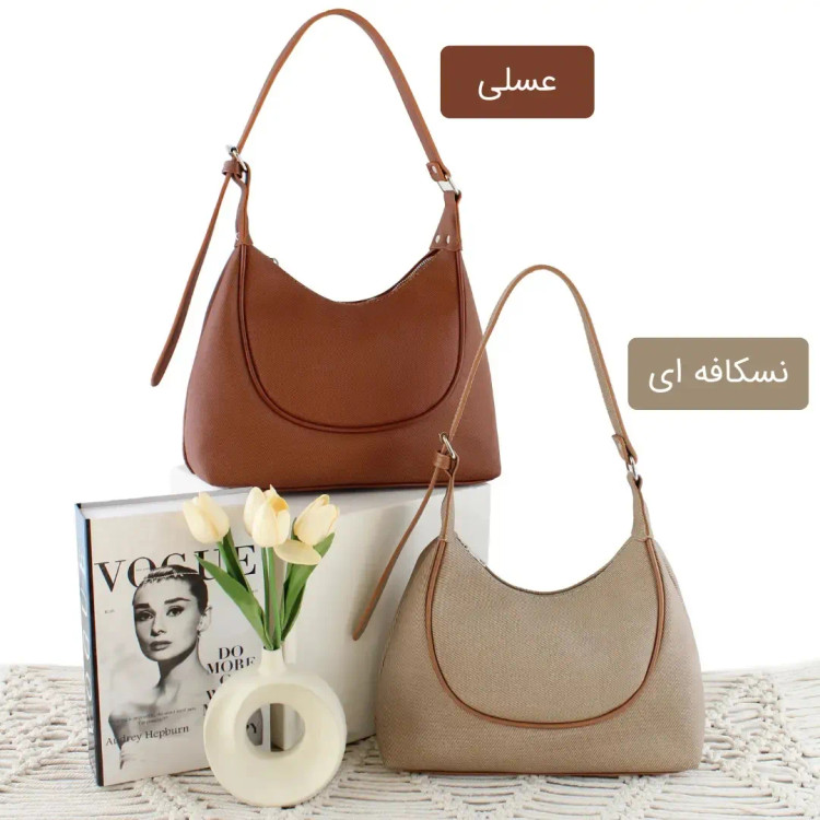 کیف زنانه چرم مصنوعی روزمره اسپرت ابعاد 31 در 23 سانتیمتر