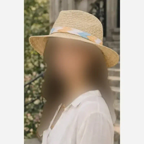 کلاه حصیری وارداتی زنانه فریسایز لبه 7 سانت