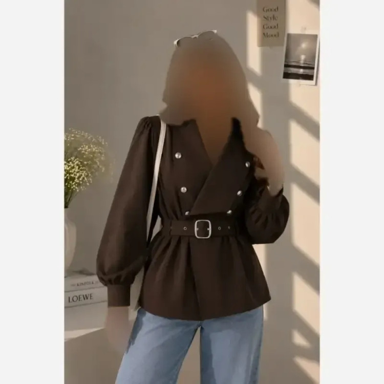 بارونی عسل کتان زارا وارداتی درجه یک آسترکشی شده سایز 1 و 2