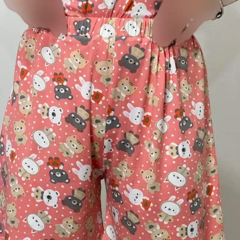 شورتک گیاهی راحتی زنانه وارداتی قد 45 سانت