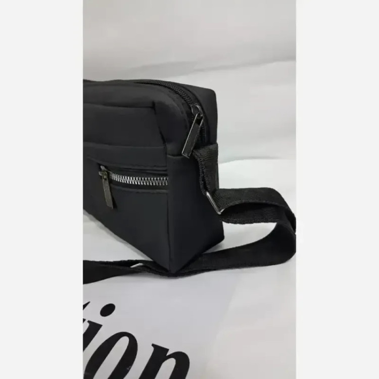 کیف دوشی زنانه مدل Pegah جنس نانسی مشکی سایز 13*20