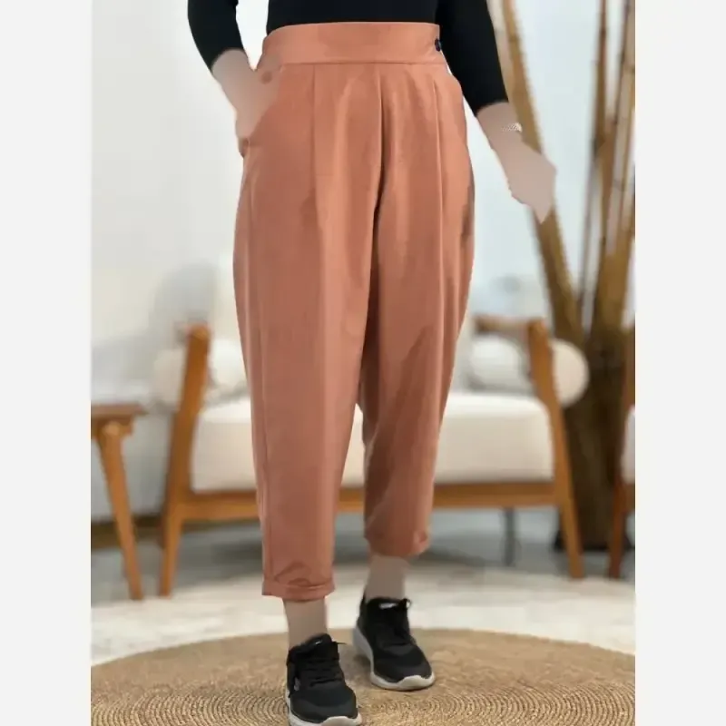 شلوار مام استایل مخمل موهر اعلا زنانه سایز 38 تا 50