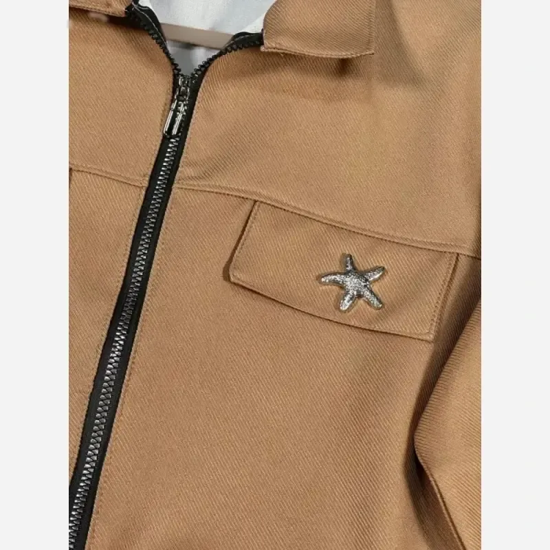 کت ستاره دریایی کتان کجراه اعلا فری سایز