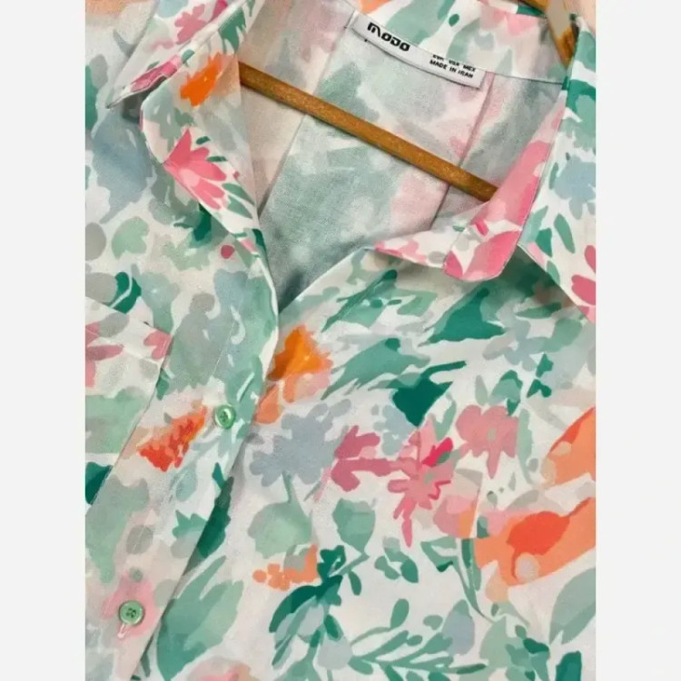 ست تکه دوزی داکرون نخ اعلا فری سایز زنانه