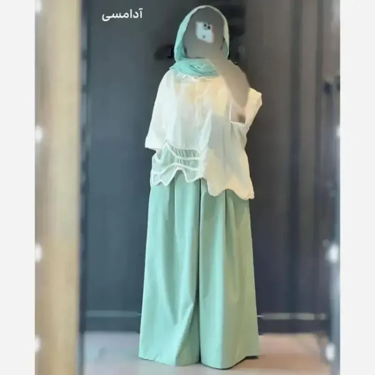 ست تکه دوزی داکرون نخ اعلا فری سایز زنانه