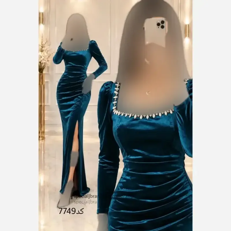 ماکسی مجلسی مخمل سنگ دوزی شده پرستو