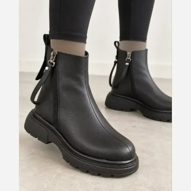 نیم بوت زنانه بغل زیپ جدید سبک و راحت سایز 37 تا 40